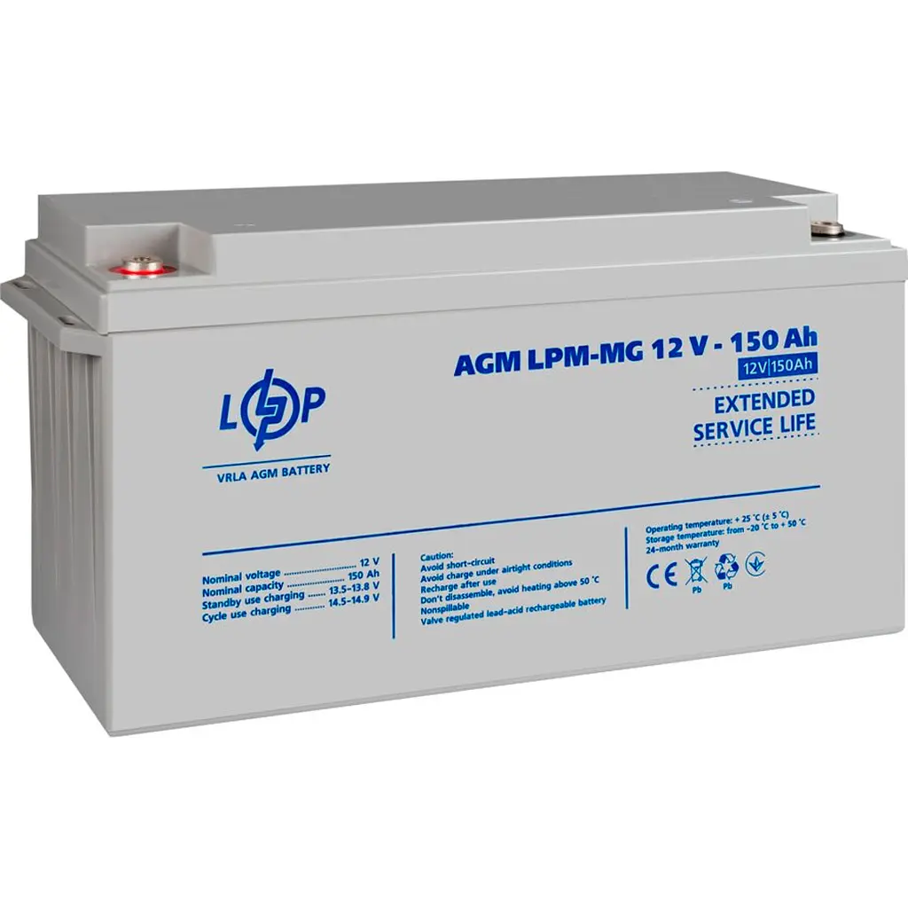Джерело безперебійного живлення [ДБЖ] LogicPower LPM-PSW-1500VA 12V+ АКБ LPM-MG 12V-150 Ah [29701] [110195] - фото 12
