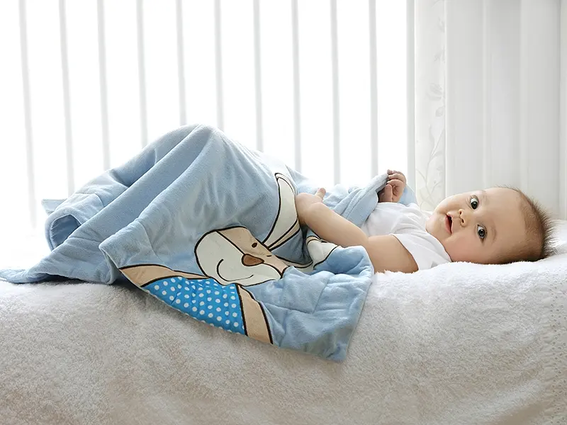 Ковдра Sigikid Semmel Bunny, дитяча, 75х100 см, блакитна (41555SK) - фото 6