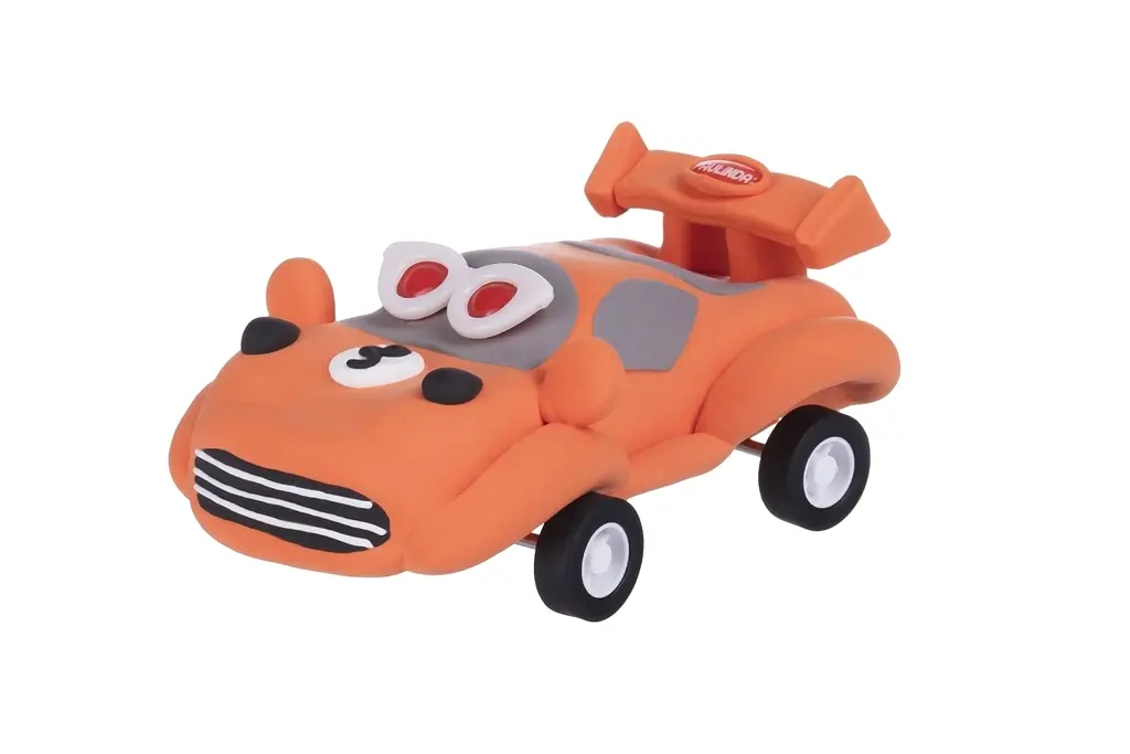 Маса для ліплення Paulinda Super Dough Racing time Машинка, помаранчевий (PL-081161-3) - фото 2