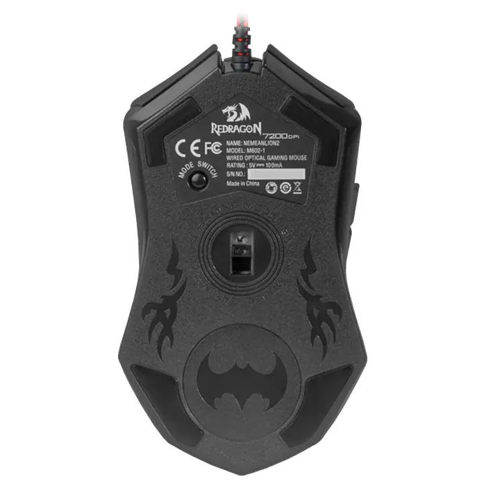 Миша Redragon Nemeanlion 2 RGB Black (74511) - фото 8