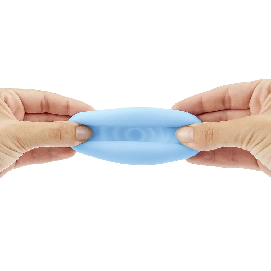 Мастурбатор-яйце Wooomy Wigggler Mini Masturbator, пробник лубриканту Amorean 1 мл - фото 5