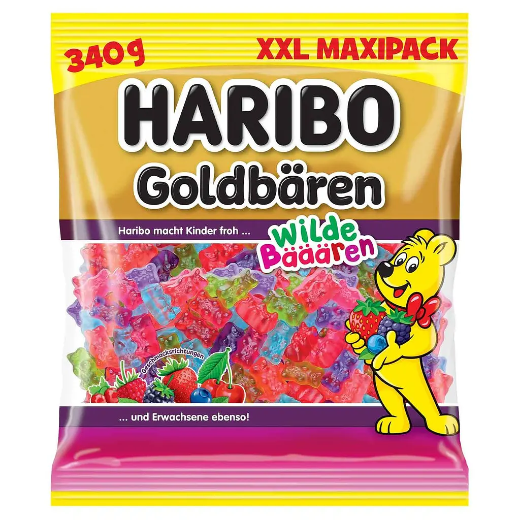 Желейні цукерки Haribo Goldbaren Wilde Baaaren 340 г