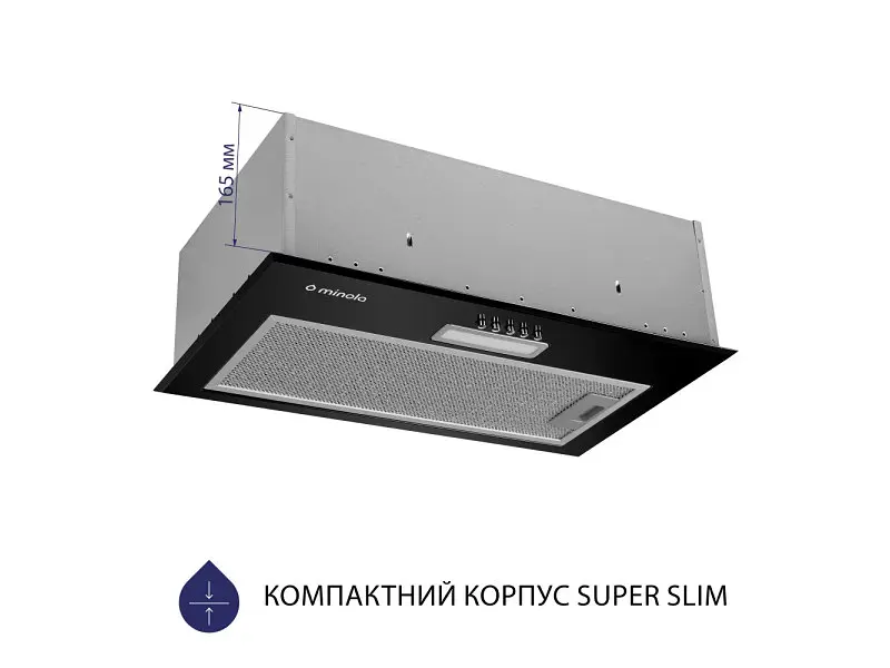 Витяжка Minola HBI 5614 BL 1000 LED - фото 8