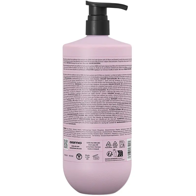Кондиціонер Osmo New Colour Save для захисту кольору фарбованого волосся 1 л - фото 2