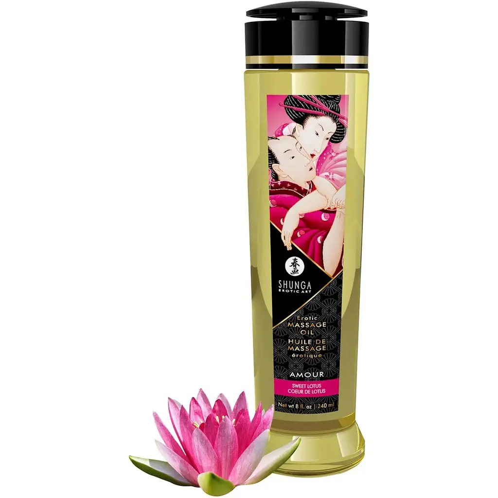 Масажна олія Shunga Erotic Sweet Lotus, 240 мл - фото 2