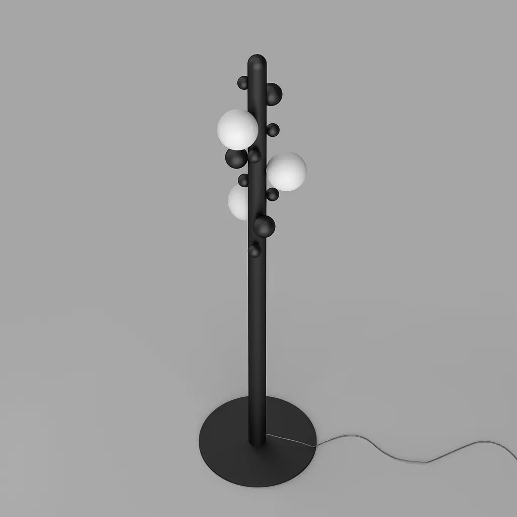 Торшер Babich Studio Lunar F - Black (RAL 9005) - фото 2