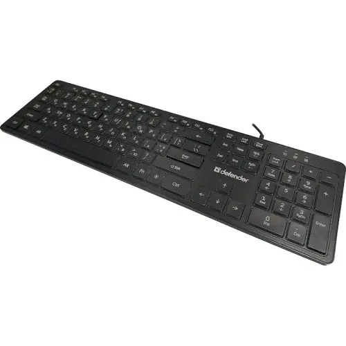 Клавіатура Balance LQ UA, Black, USB, RGB підсвічування Defender teh0028297 - фото 2