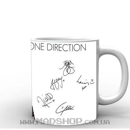 Кухоль GeekLand Ван Дірекшен One Direction Star TW.02.025 330 мл білий - фото 2
