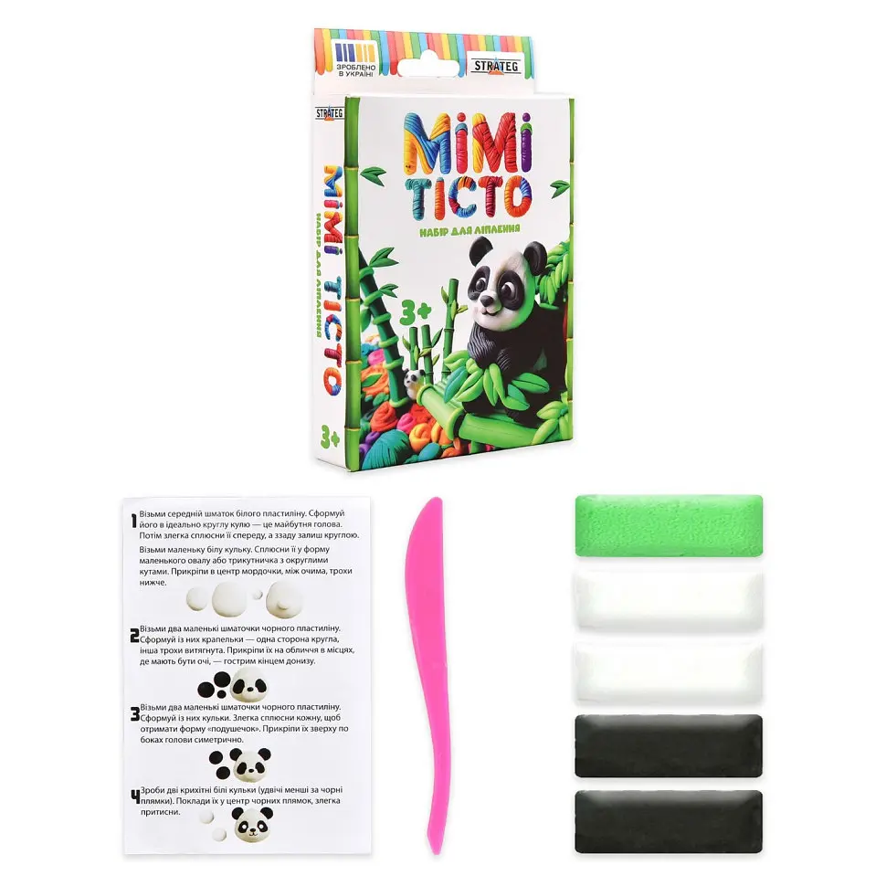 Набір для ліплення пластилін Мімі тісто Панда 31055 - фото 2