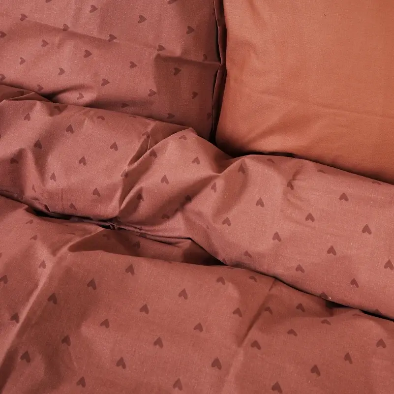 Комплект постельного белья MirSon Ranforce Elite 17-4827 Gwendoline 110х140 см коричневый (2200009389726) - фото 3