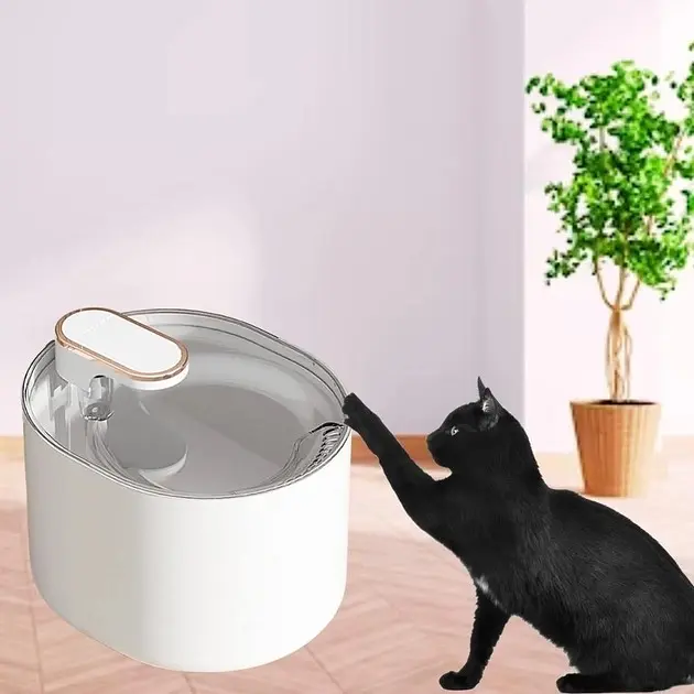 Автоматична напувалка для тварин 3л фонтан для котів та собак Pet water dispenser UKC білий - фото 4