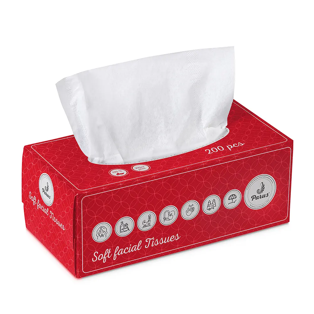 Серветки косметичні Parus двошарові 200 шт. - фото 2