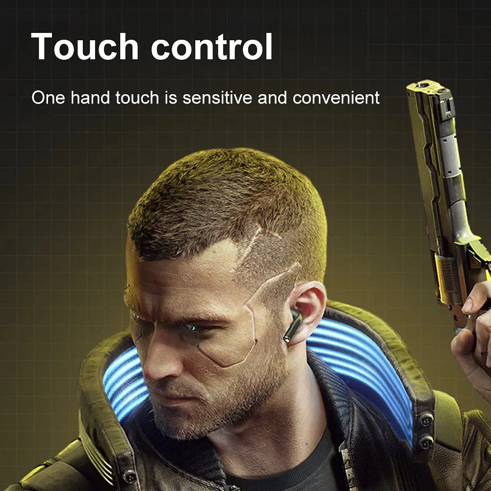 Геймерские Bluetooth наушники Onikuma T309 с зарядным кейсом Игровая гарнитура - фото 9