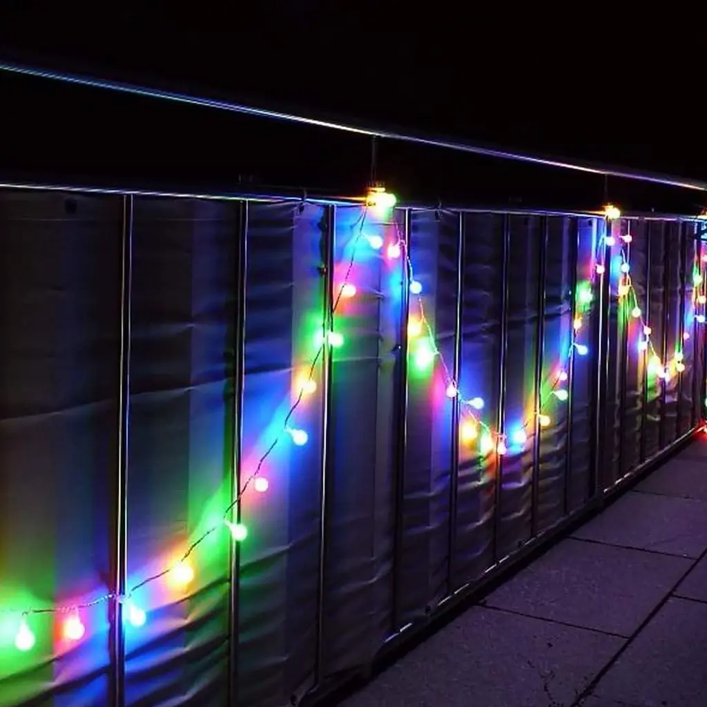 Разноцветная гирлянда LE iLUX Smart RGB Globe String Lights, 33 фута 100 светодиодов, многоцветная, VoiceMusic Sync - фото 3