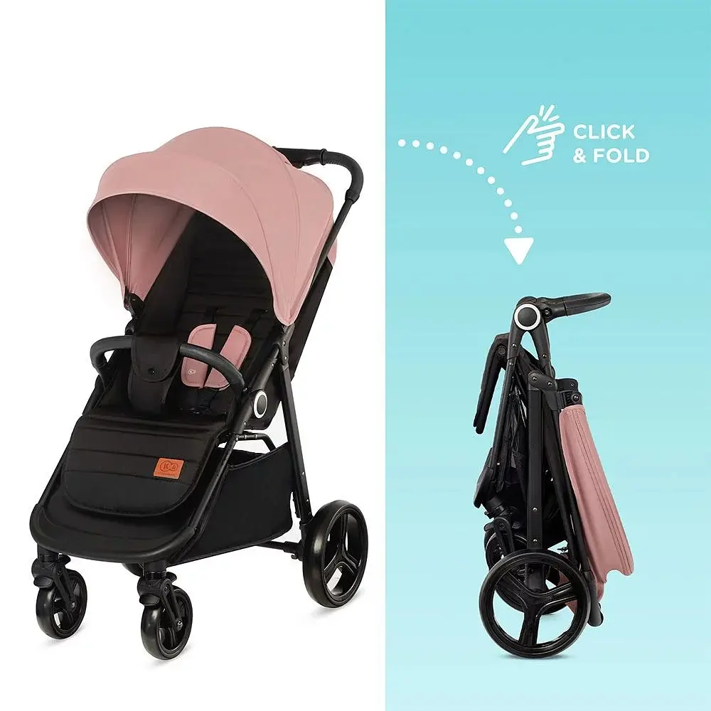 Прогулянкова коляска Kinderkraft Grande Plus, Pink (4444) - фото 9