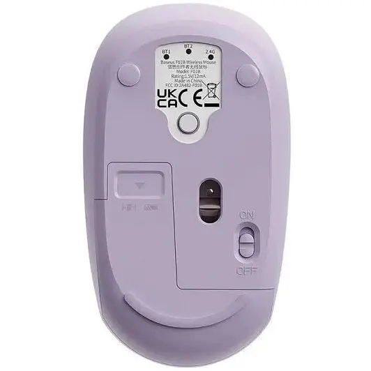Беспроводная мышка Baseus F01B Tri-Mode (3 режимная) фиолетовая B01055503513-00 - фото 8