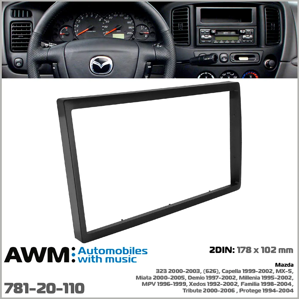 Переходная рамка Mazda 323, MX-5, Demio, MPV, Tribute, Xedos AWM 781-20-110 - фото 5