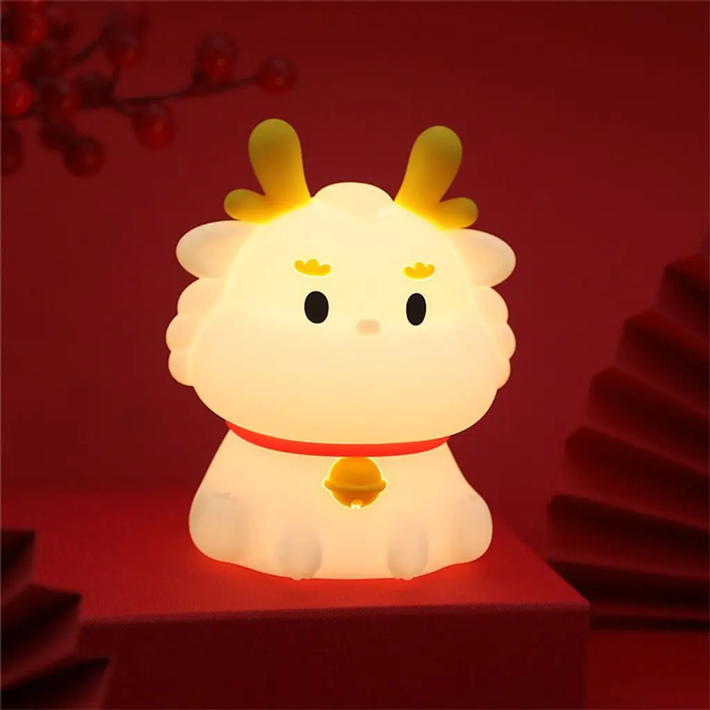 Нічний світильник Xiaomi Jinwu Can Be Rechargeable Longbao Patted The Night Light With Seven Colors (CLL0001) [173600] - фото 4