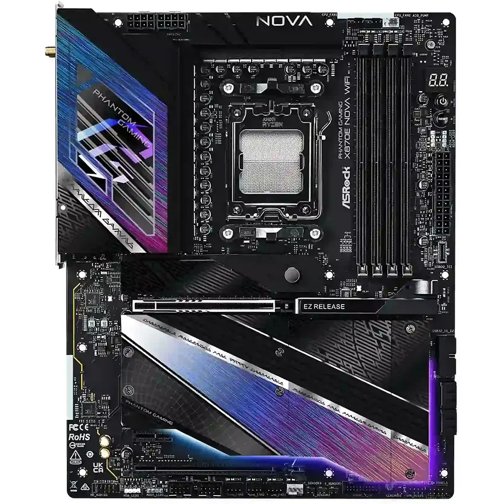 Материнская плата ASRock X870E Nova WiFi (90-MXBPX0-A0UAYZ) [147017] - фото 3