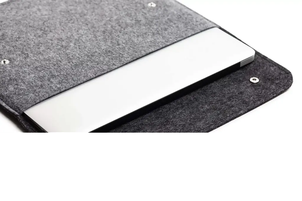 Чохол Gmakin Apple MacBook Pro 14` GM05-14 Felt Case (Black/Grey) [73580] - фото 5