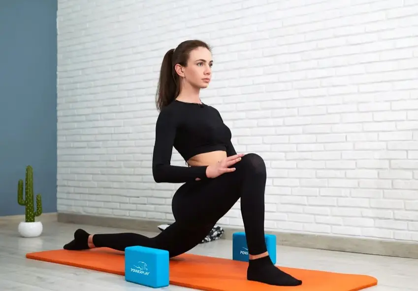 Блок для йоги PowerPlay 4006 Yoga Brick Синій (PP_4006_Blue_Yoga_Brick) - фото 3