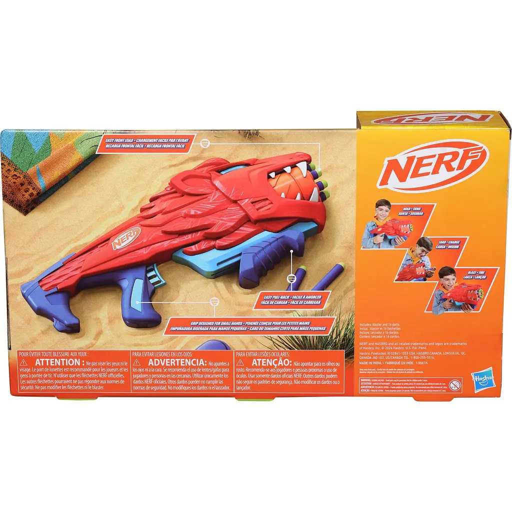 Бластер іграшковий Hasbro Nerf Wild Lionfury (F8646) - фото 5