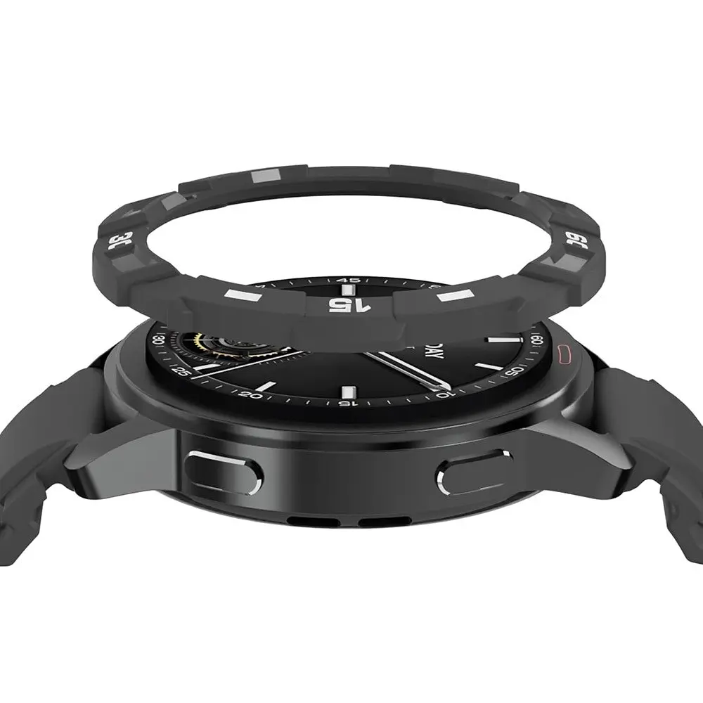 Безель Sikai для смарт-часов Xiaomi Watch S3 Black-white Sport - фото 3