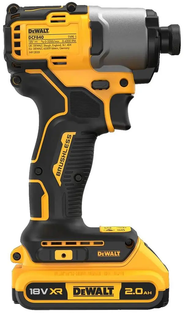 Шуруповерт ударный аккумуляторный XR Li-Ion PowerStack 18В DeWALT teh0025181 - фото 4