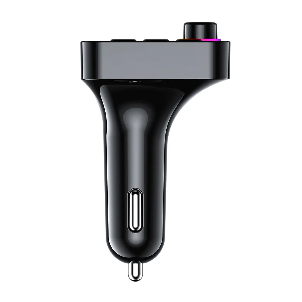 FM модулятор HAVIT HV-FM819BT USB-A+USB-C PD24W RGB Black HAVIT (28523-000) - фото 4