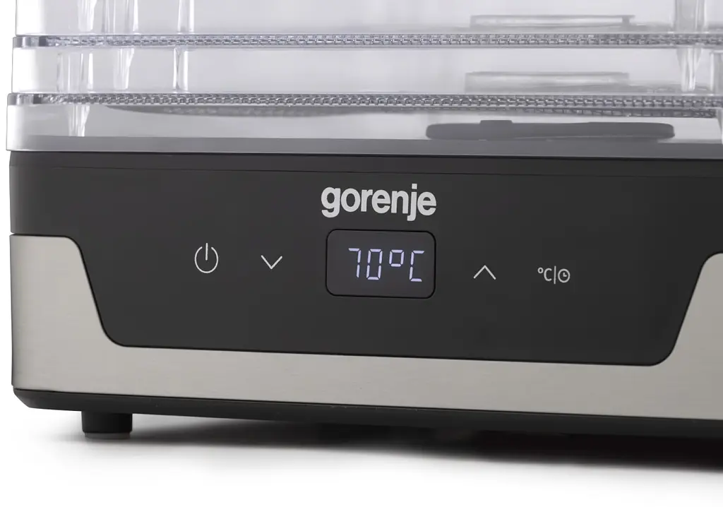 Gorenje Сушарка для продуктів Gorenje 230Вт, піддонів - 5x2.8см, діаметр - 29см, макс - 75°С, електр. - фото 6