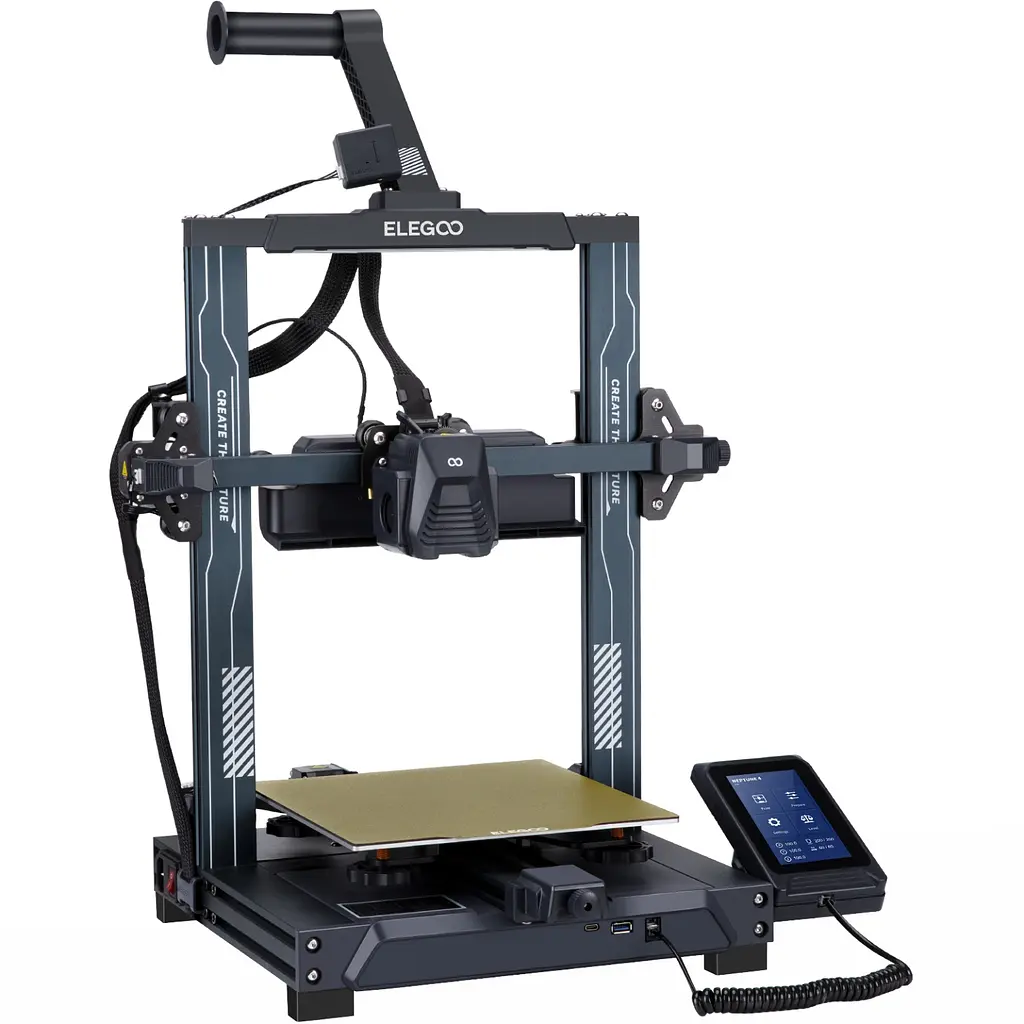Друкарка 3D ELEGOO Neptune 4 (FDM 1.75 mm 0.4 mm 225x225x265 mm WLAN USB сірий) - фото 2