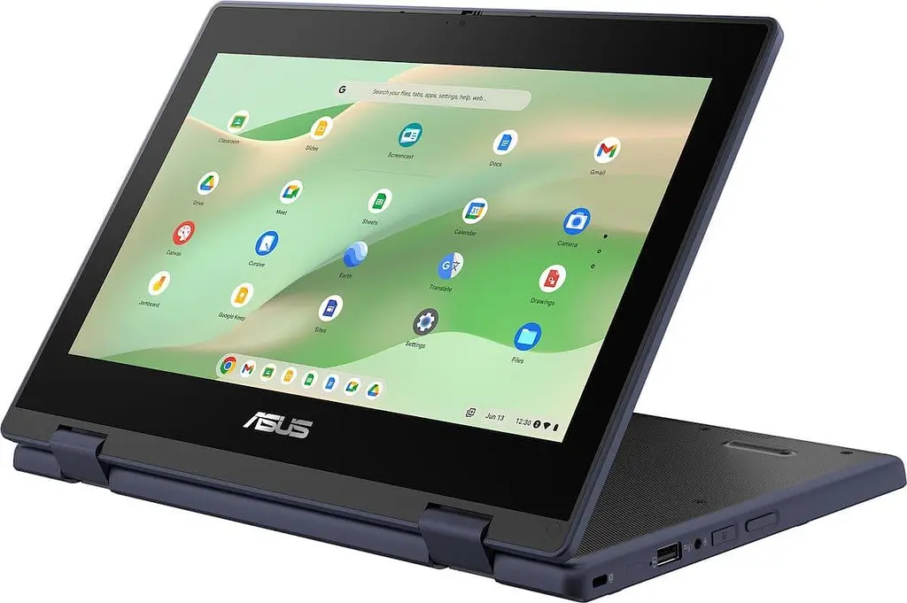 Ноутбук ASUS Chromebook CZ11 Flip CZ1104FM2A (11.6 HD, MediaTek Kompanio 520, 8 GB, 64 SSD, ARM Mali-G52 MC2, ChromeOS) Mineral Grey (90NX07V1-M00900) - фото 5
