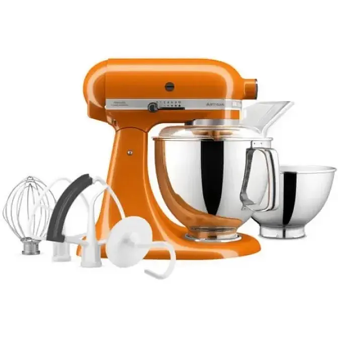 Планетарный миксер KitchenAid Artisan 4.8 л медовый (5KSM175PSEHY) - фото 5