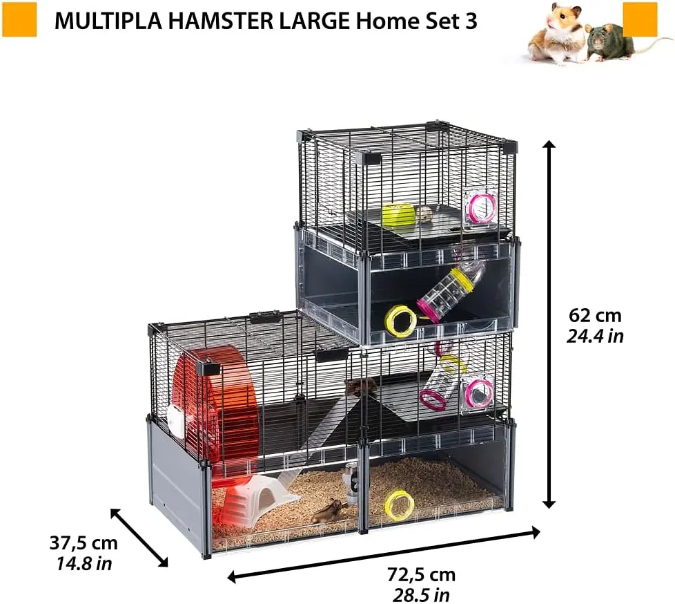 Клітка Ferplast Multipla Hamster Large для хом`яків та мишей - фото 5