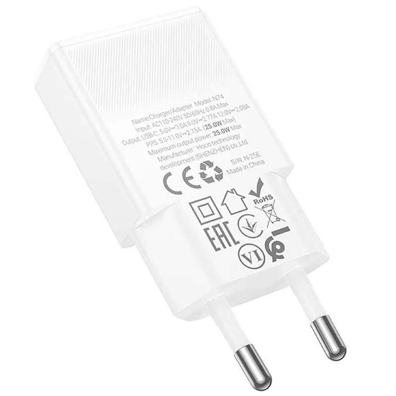 МЗП Hoco N74 Speed ultra-thin PD25W (1USB-C) Black - фото 3