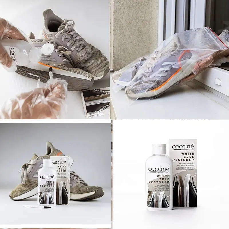 Очищувач підошви від жовтизни Coccine white sole restorer 150мл - фото 2