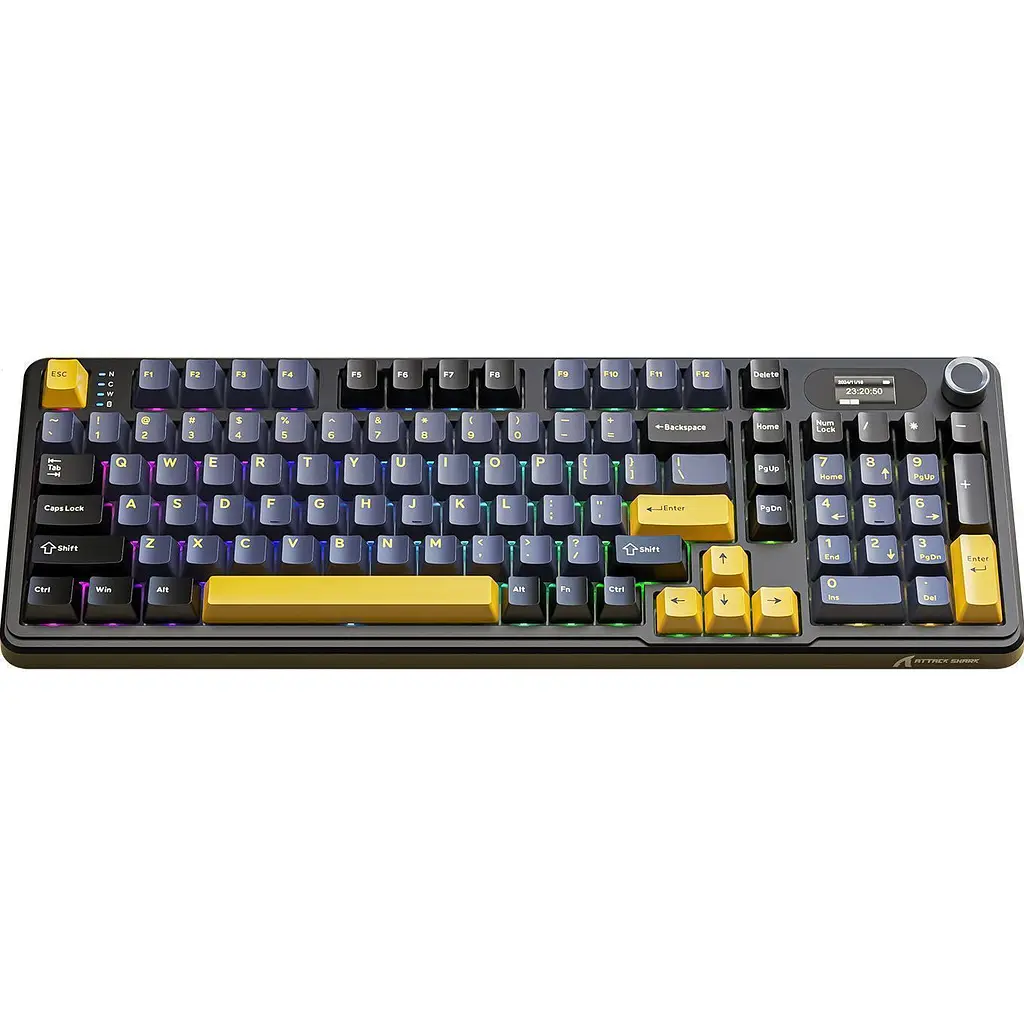 Клавіатура Attack Shark X98 Pro RGB Linear Blueberry Switch Star Black (AS-6972792470498-SB-UA) [166775] - фото 2