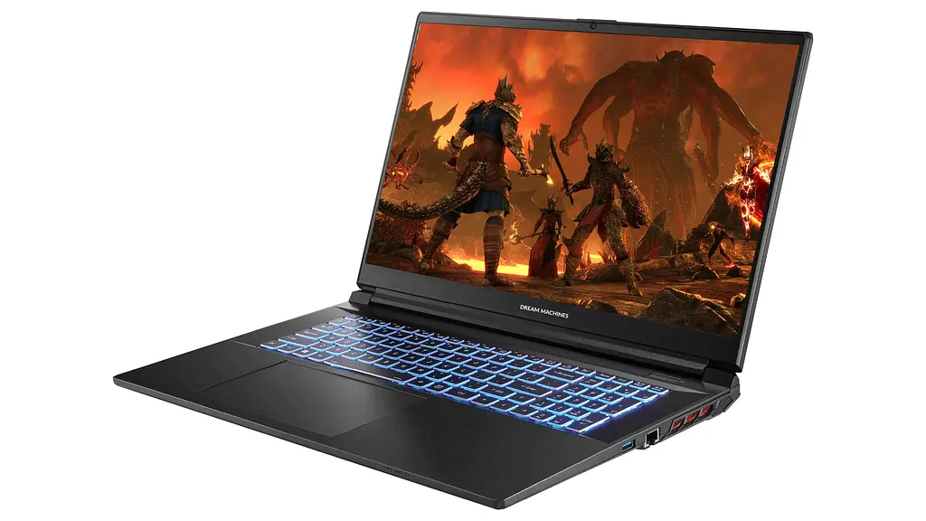 Ноутбук Dream Machines RG4060-17 17.3FHD IPS, Intel i7-13620H, 32GB, F1TB, NVD4060-8, DOS, чорний (RG4060-17UA23) - фото 2