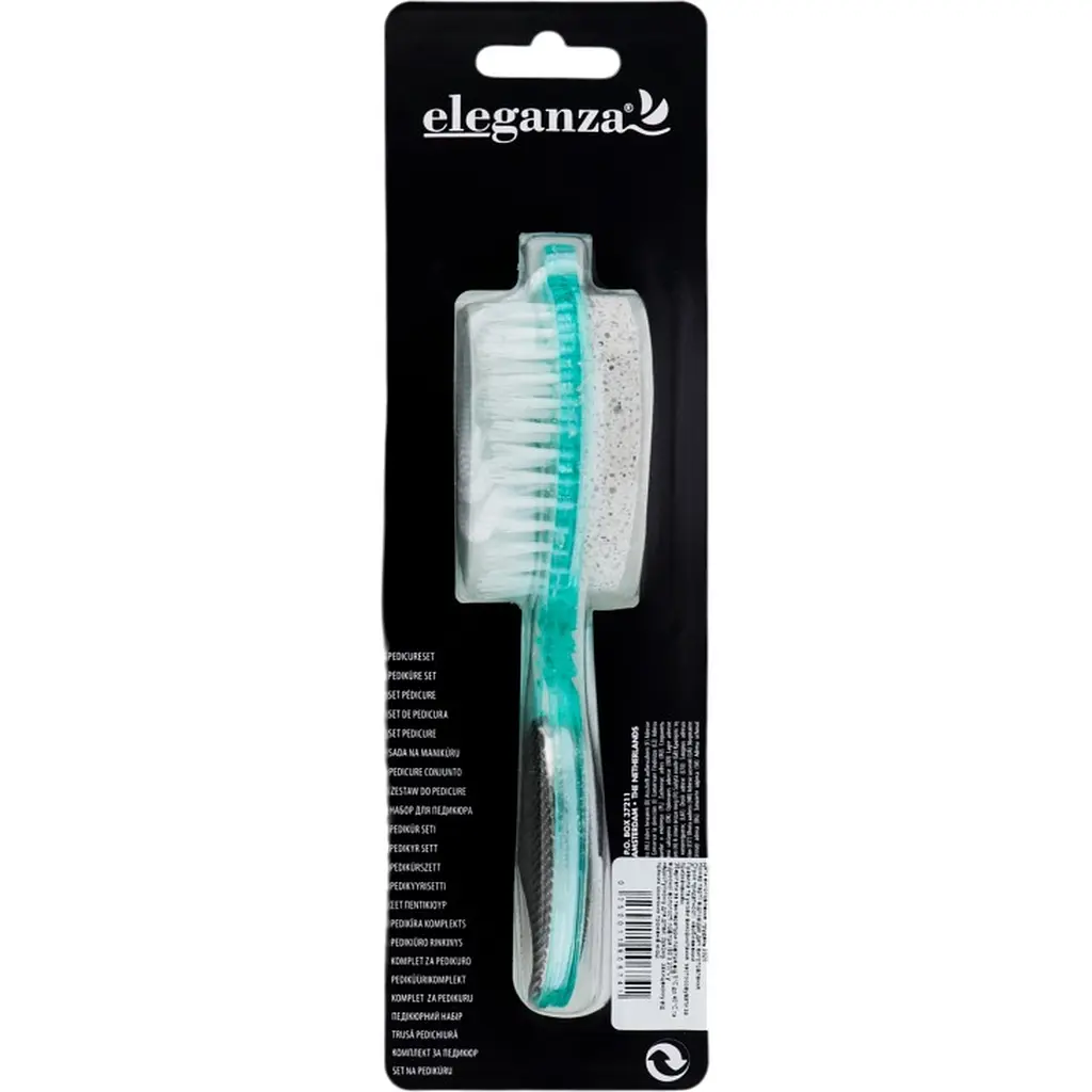 Педикюрна пилочка з пемзою Eleganza 4 в 1 салатова (850646) - фото 2