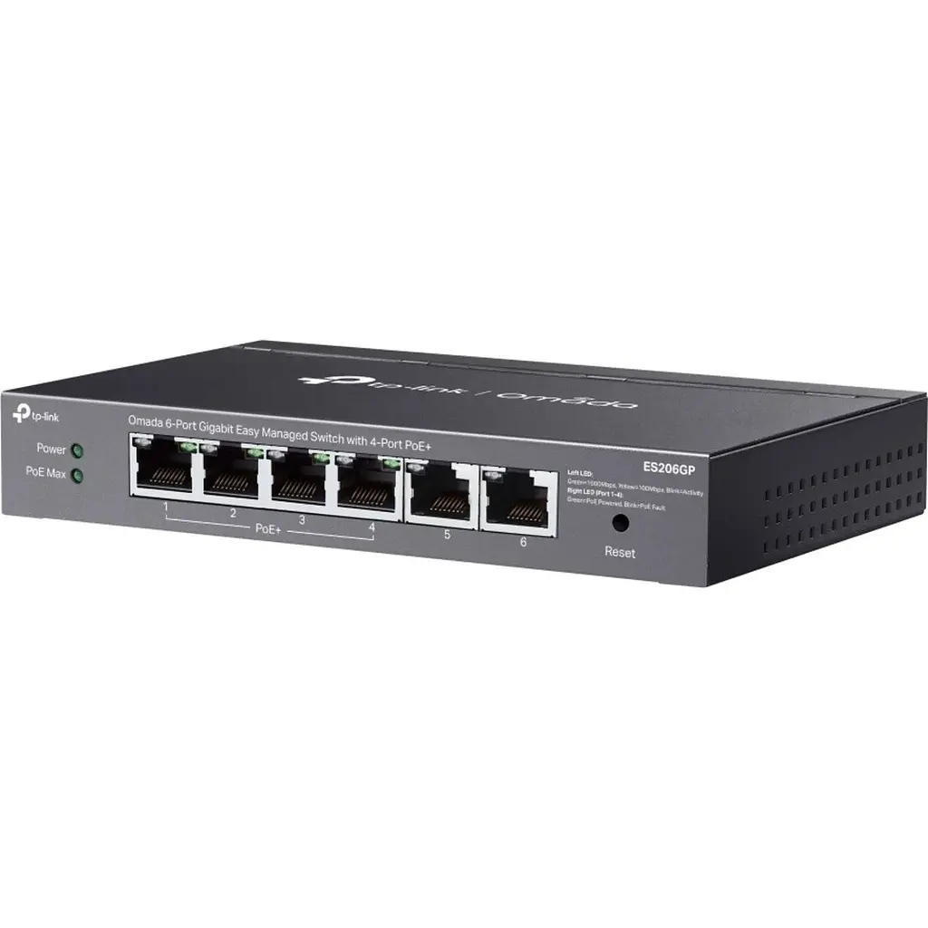 Комутатор TP-Link Omada ES206GP [148452] - фото 2