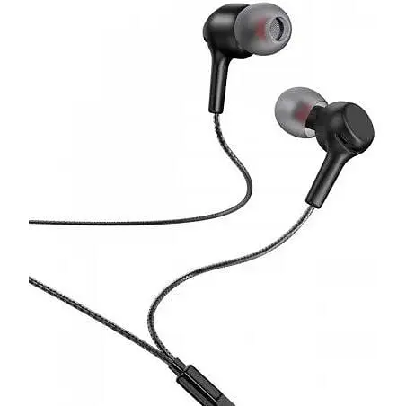 Hаушники Hoco M78 El Placer universal earphones with microphone белые - фото 2