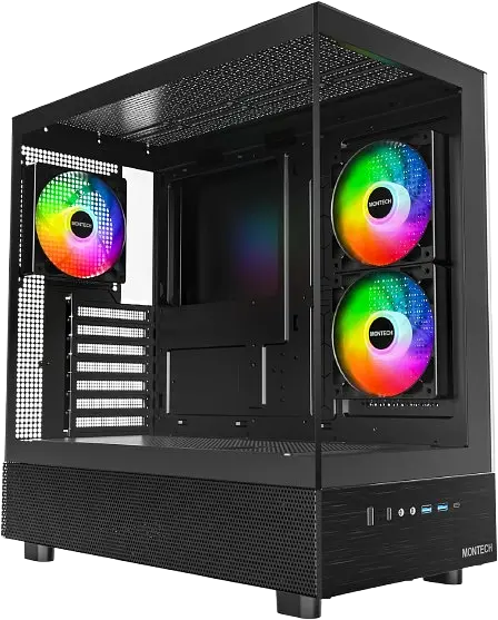 Корпус Montech XR ARGB Black (XR (B)) - фото 2