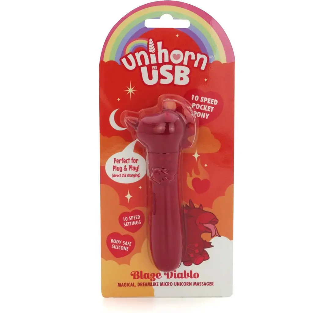 Вібратор Unihorn USB Bullet Blaze Diablo (SX2859) [150218] - фото 3