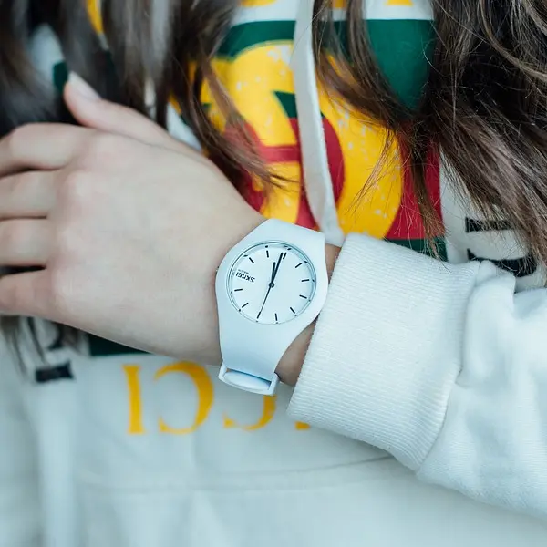 Годинник Skmei Rubber White II 9068C - фото 4