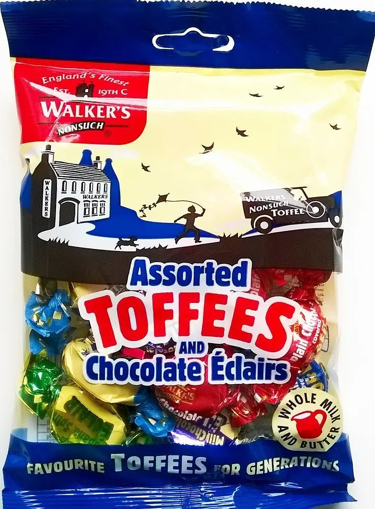 Іриски Walker's Assorted Toffees & Chocolate Eclairs 150g - фото 2