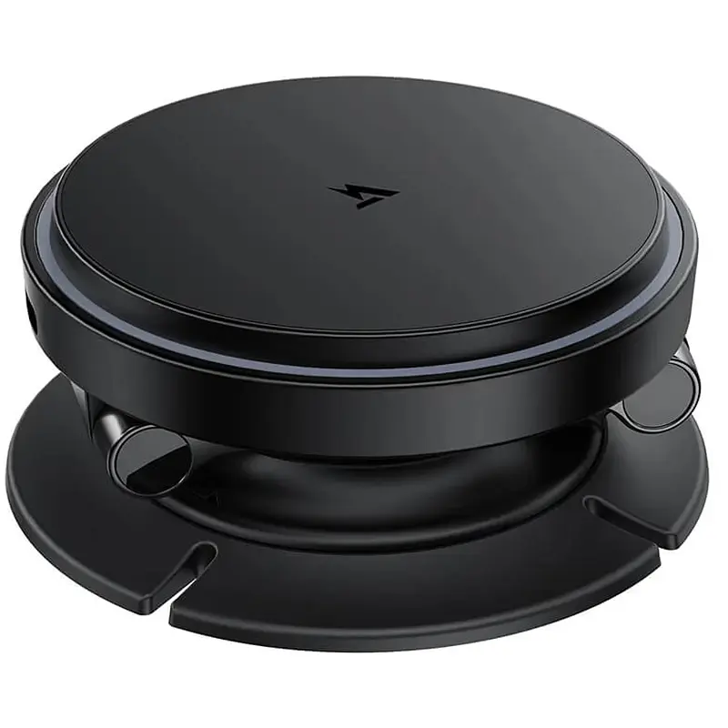 Автотримач з Бездротовий зарядний пристрій Acefast D65 Magnetic Wireless Charging 15W Black - фото 4