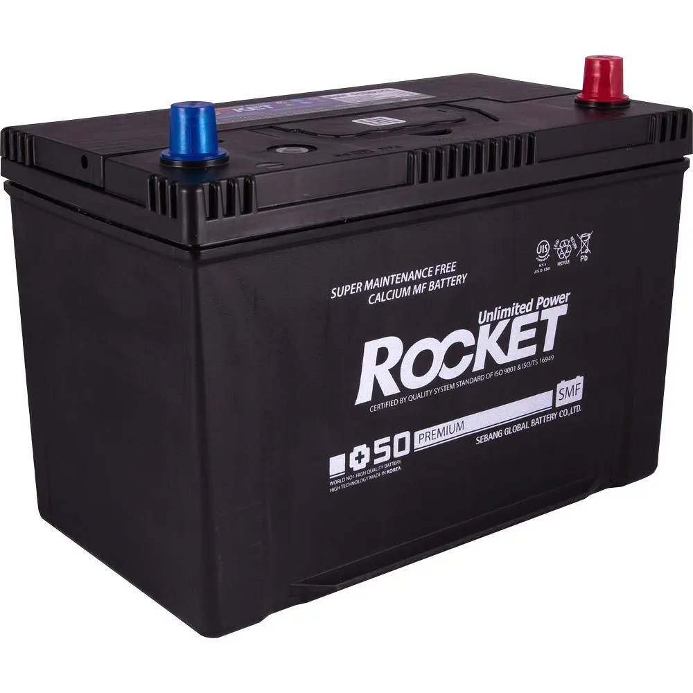 Автомобільний акумулятор ROCKET Japan 6СТ-95Ah АзЕ ASIA 800A (CCA) SMF 115D31L