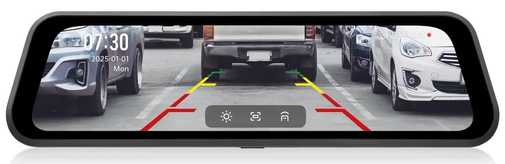Відеореєстратор-дзеркало Xiaomi 70mai Rearview Dash Cam S410 UA - фото 5