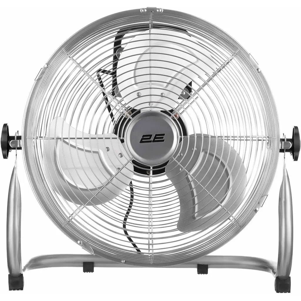 Вентилятор 2E PowerWind 30C підлоговий професійний 30 см срібний (2E-IF30C)