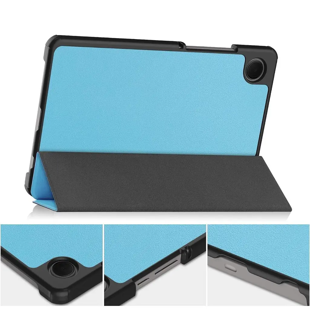 Чехол Samsung Galaxy Tab A9 8.7 SM-X110 SM-X115 HardCase Голубой - фото 4